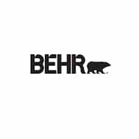 Behr logo with a silhouette of a bear.